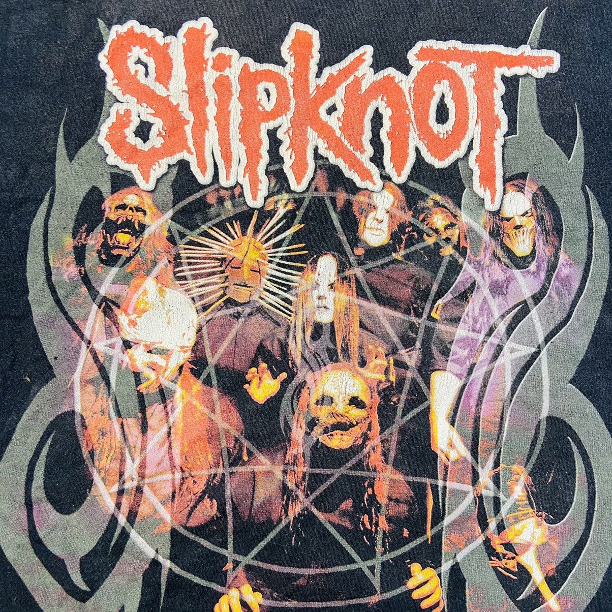 Band Tees 1990's "WE WON'T DIE" SLIPKNOT SUN FADED RARE TEE - LOT № 11 Size US L / EU 52-54 / 3 - 3 Thumbnail