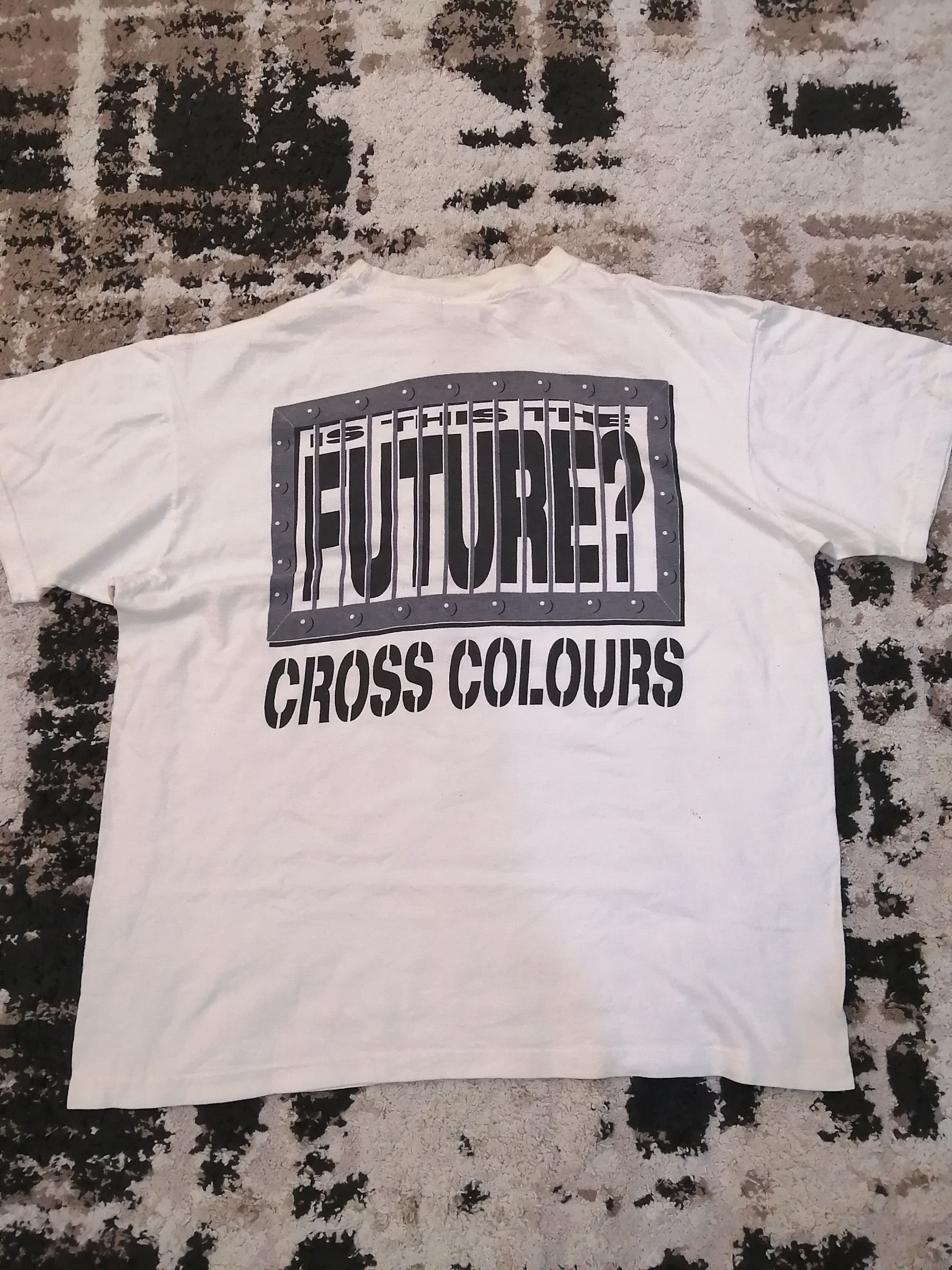 Cross Colours Vintage Cross Colours Is This The Future Tees Size US XL / EU 56 / 4 - 12 Thumbnail
