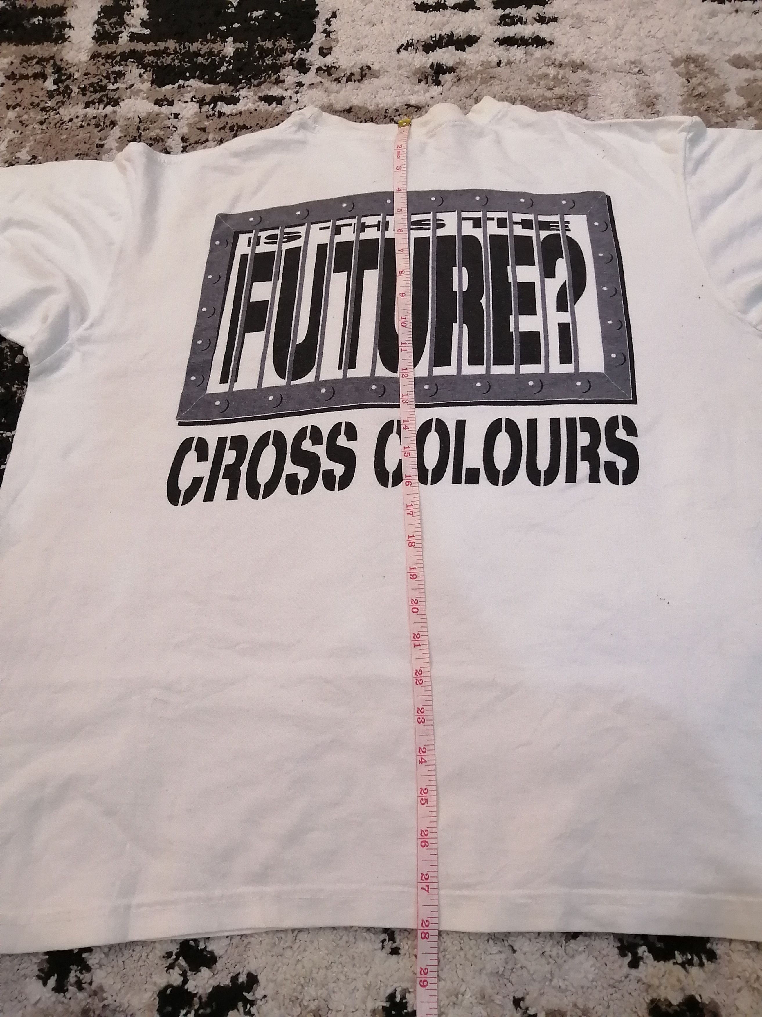 Cross Colours Vintage Cross Colours Is This The Future Tees Size US XL / EU 56 / 4 - 10 Thumbnail