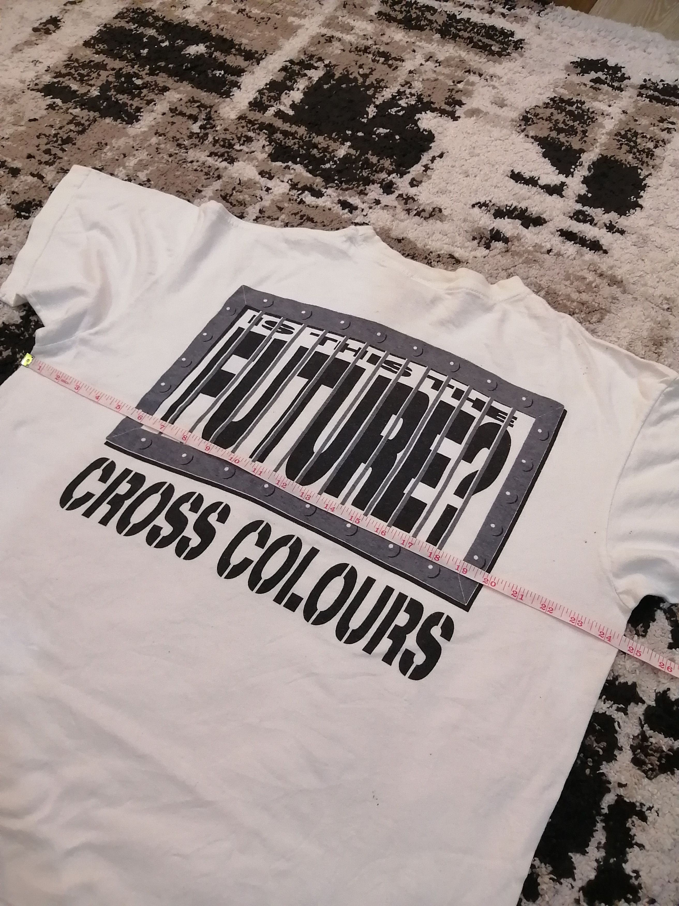 Cross Colours Vintage Cross Colours Is This The Future Tees Size US XL / EU 56 / 4 - 11 Thumbnail