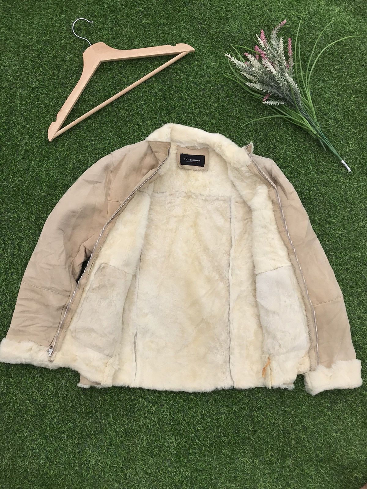 Vintage Vtg Zorronuez Sophisticated Design Sheepskin Leather Jacket Size S / US 4 / IT 40 - 2 Thumbnail