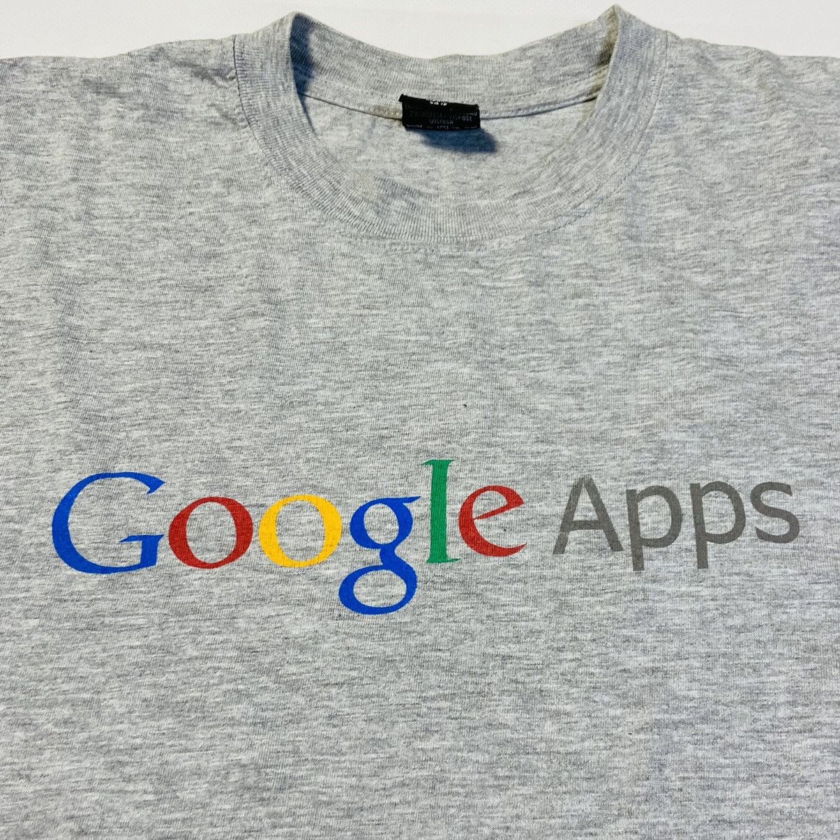 Microsoft 2000s GOOGLE APPS BIG LOGO Y2K RARE VINTAGE TEE - № 517 Size US M / EU 48-50 / 2 - 5 Thumbnail