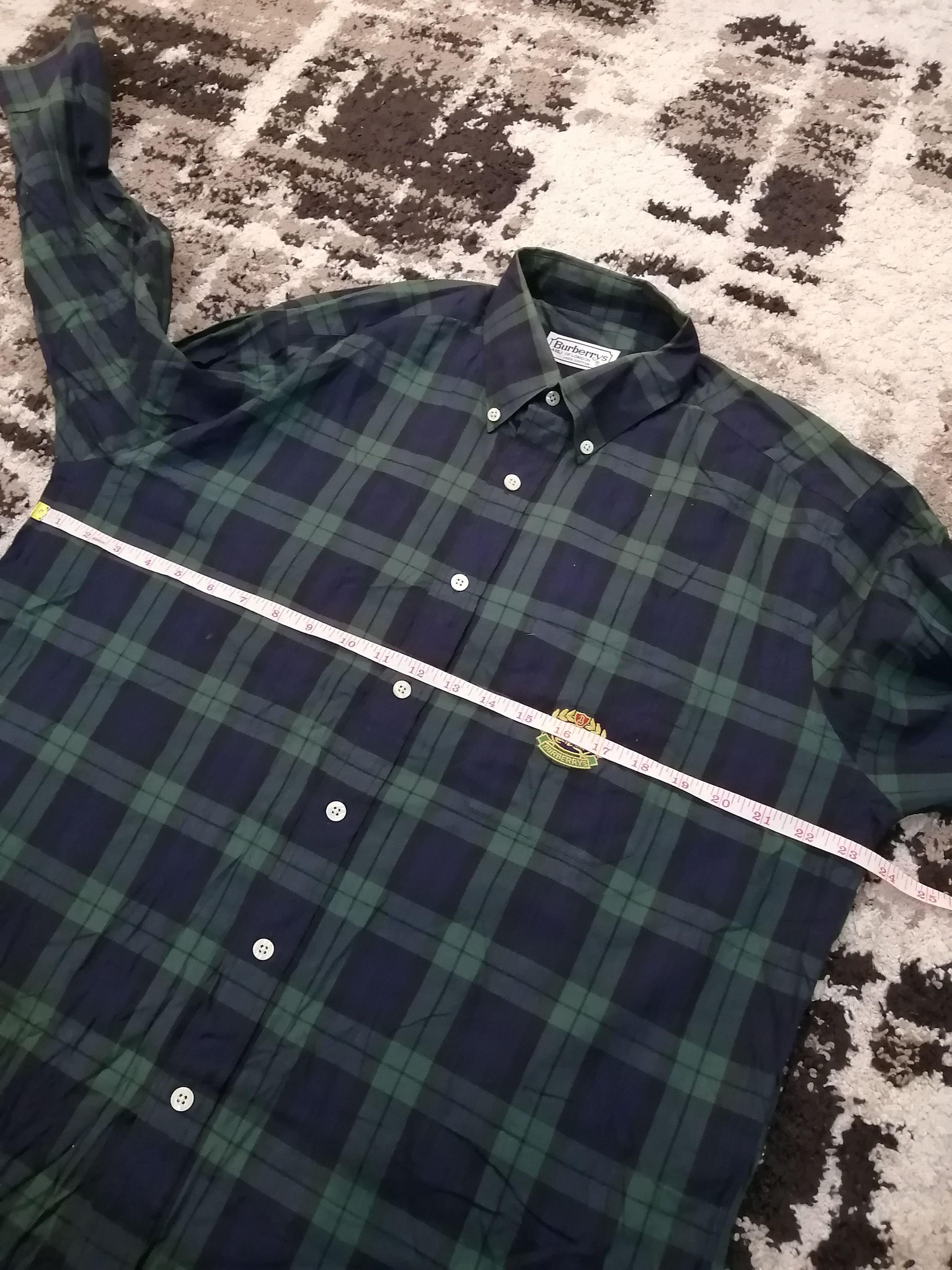Burberry Vintage Burberry Checkered Shirt - Size L Size US L / EU 52-54 / 3 - 10 Thumbnail