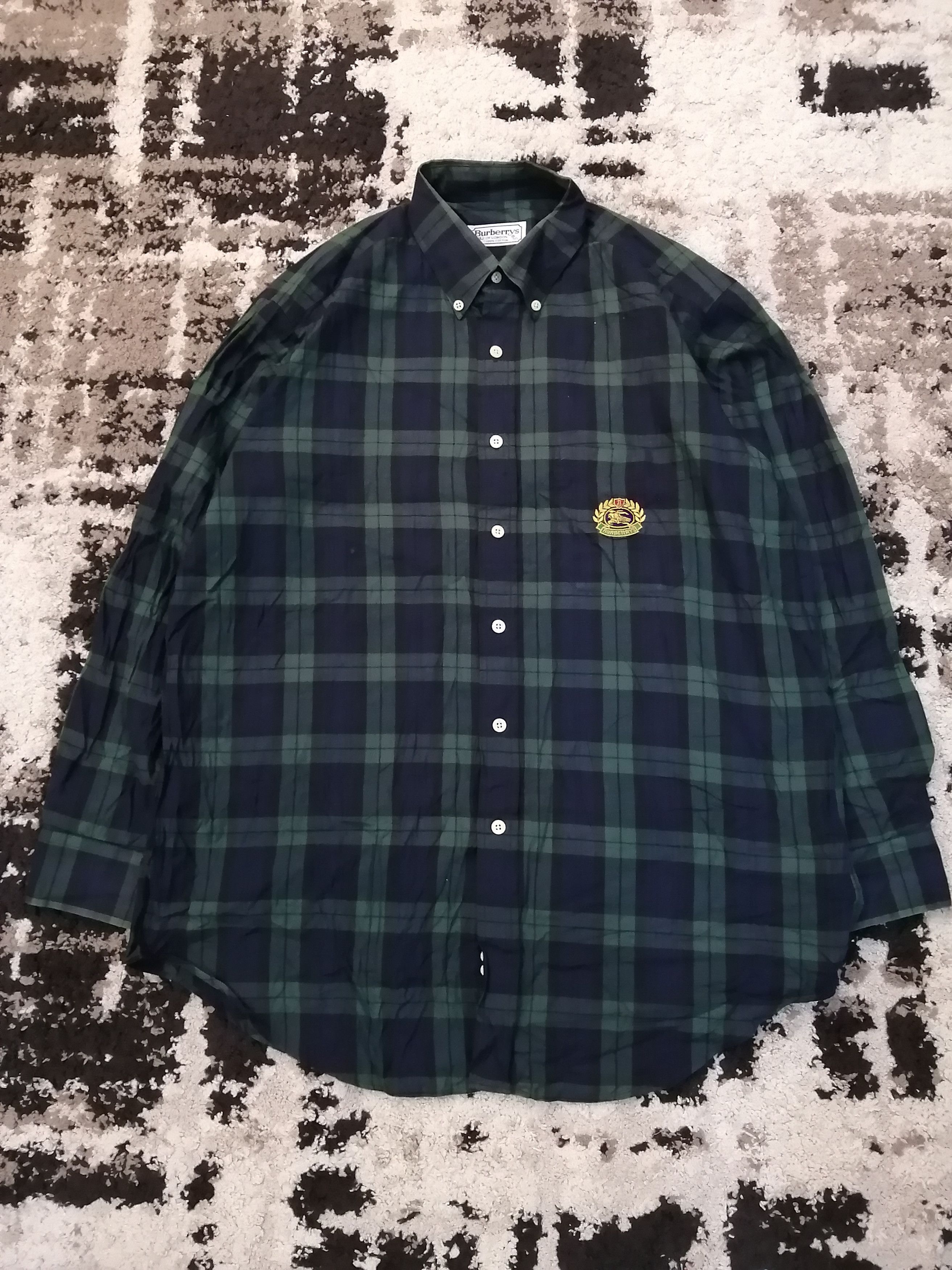 Burberry Vintage Burberry Checkered Shirt - Size L Size US L / EU 52-54 / 3 - 11 Thumbnail