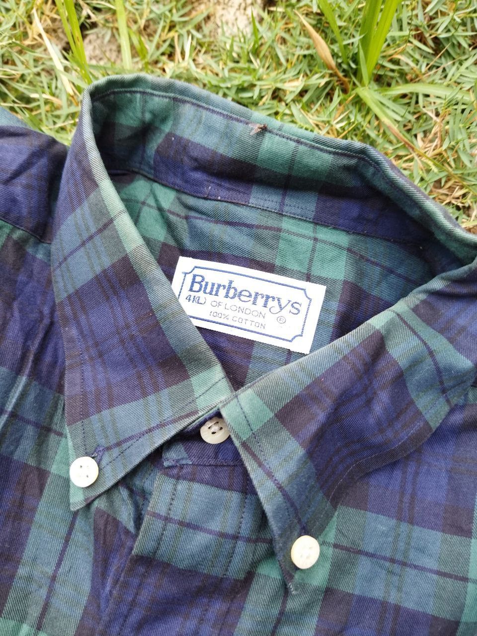 Burberry Vintage Burberry Checkered Shirt - Size L Size US L / EU 52-54 / 3 - 5 Thumbnail