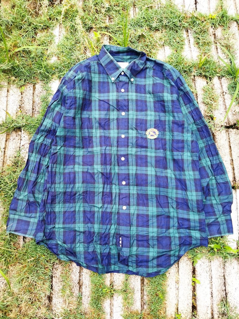 Burberry Vintage Burberry Checkered Shirt - Size L Size US L / EU 52-54 / 3 - 1 Thumbnail