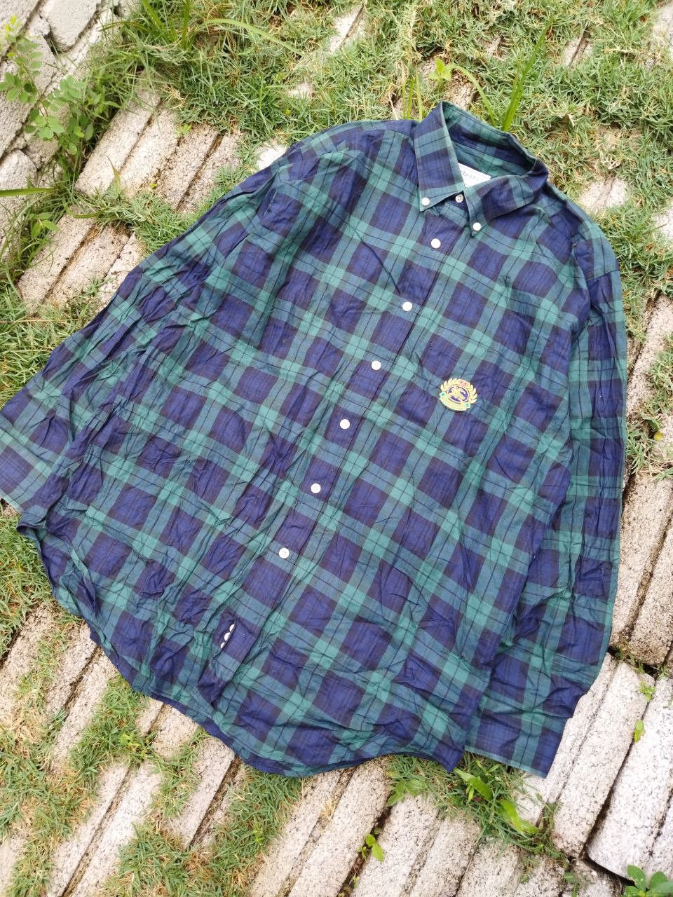 Burberry Vintage Burberry Checkered Shirt - Size L Size US L / EU 52-54 / 3 - 2 Thumbnail