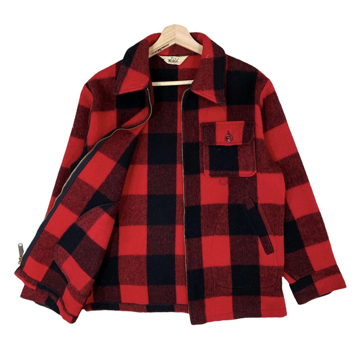 Woolrich Woolen Mills ☀️WOOLRICH SINGLE POCKET WOOL TARTAN MACKINAW JACKET Size US M / EU 48-50 / 2 - 3 Thumbnail