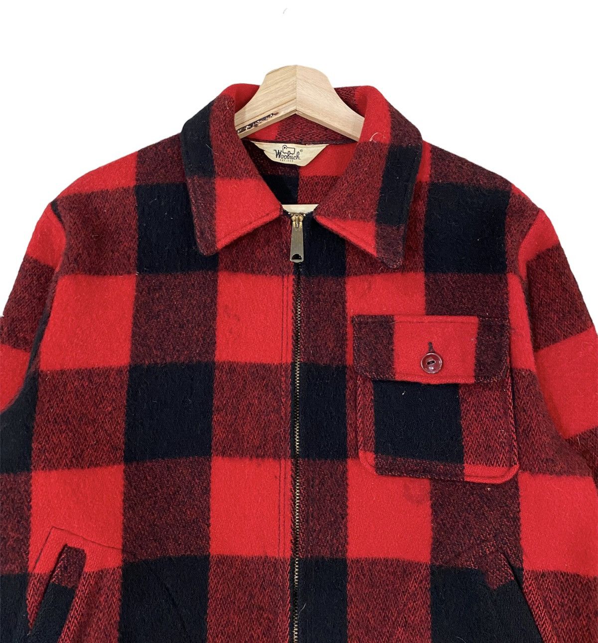 Woolrich Woolen Mills ☀️WOOLRICH SINGLE POCKET WOOL TARTAN MACKINAW JACKET Size US M / EU 48-50 / 2 - 5 Thumbnail