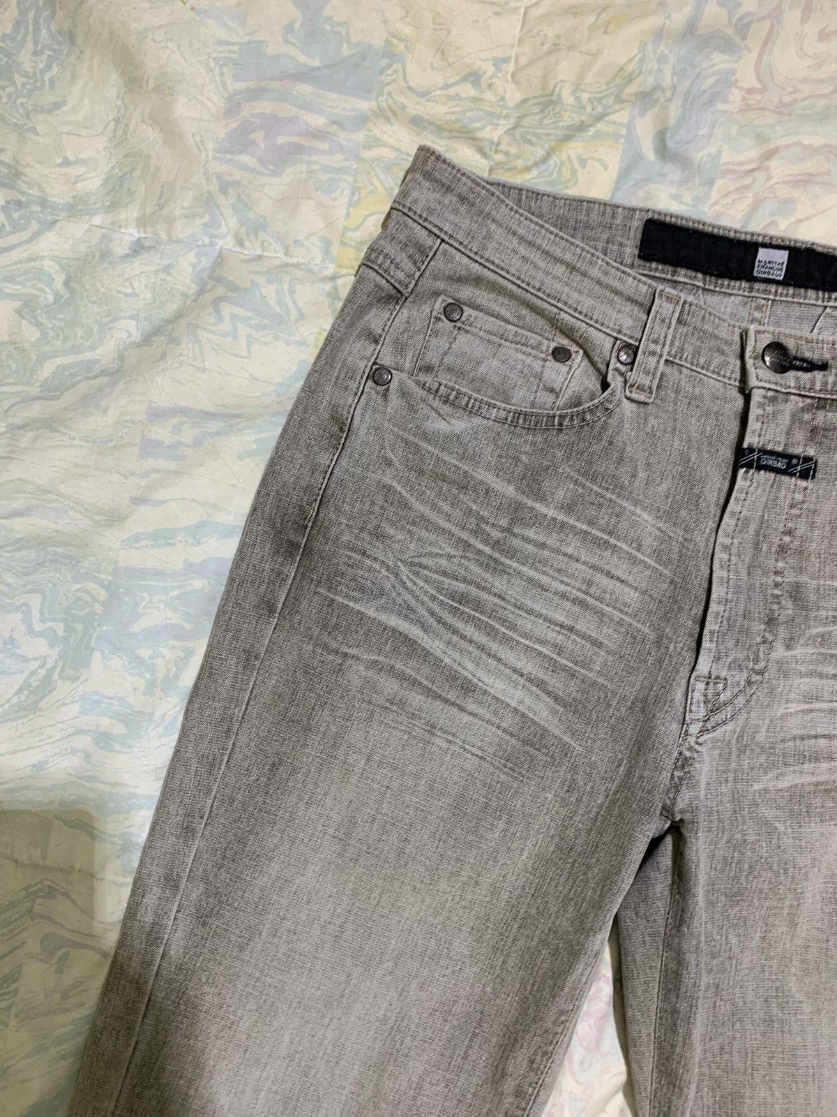 MFG marithe francois girbaud stretchable straight cut denim