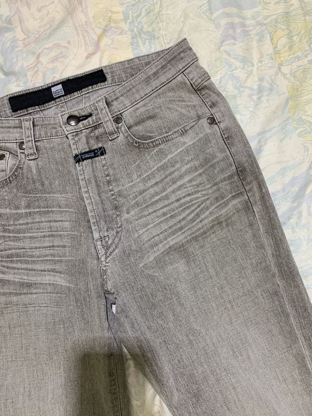 MFG marithe francois girbaud stretchable straight cut denim