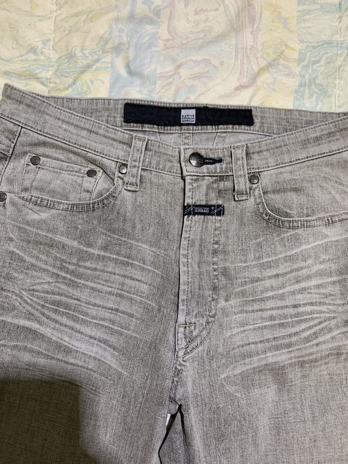 MFG marithe francois girbaud stretchable straight cut denim