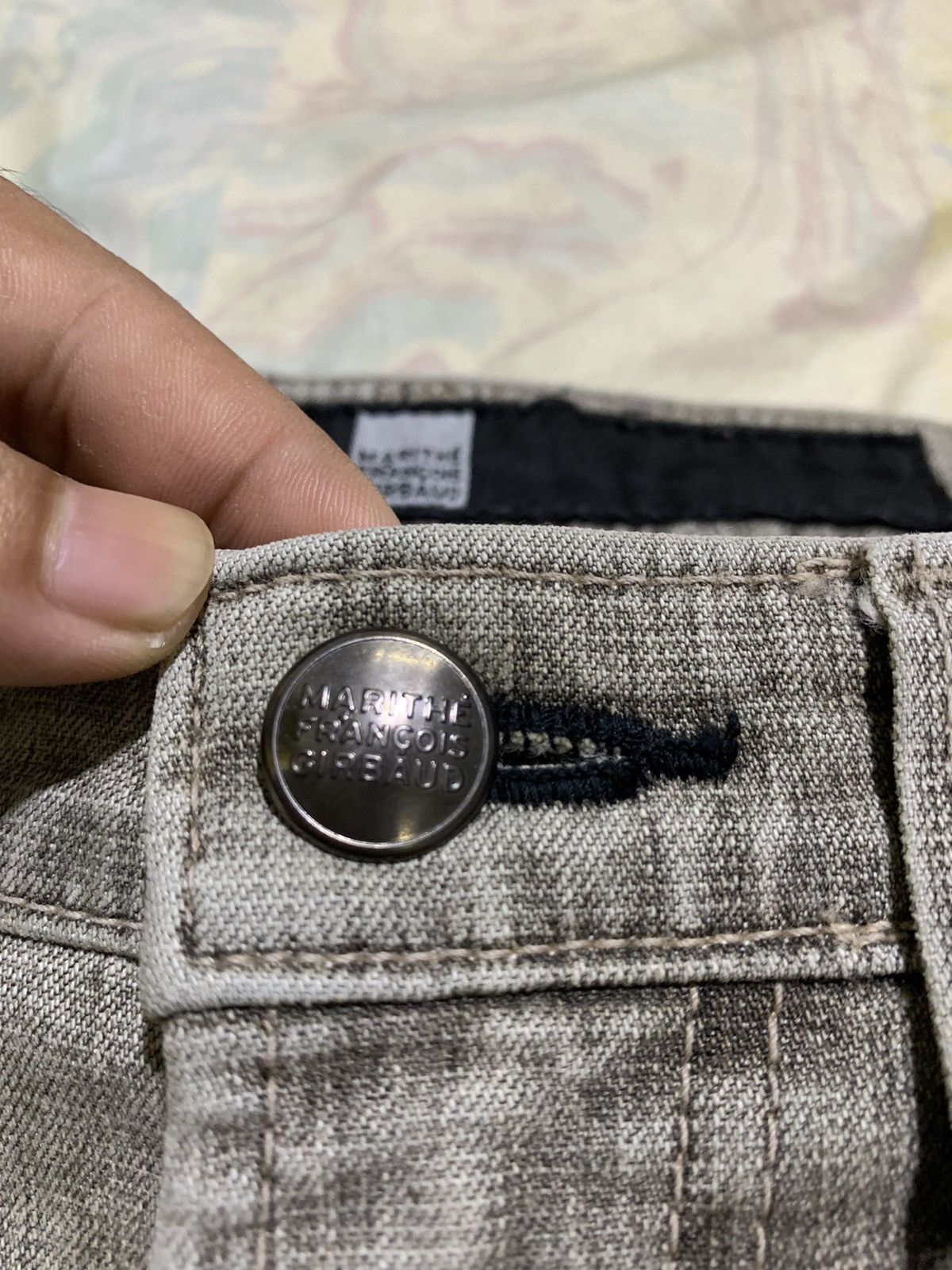 MFG marithe francois girbaud stretchable straight cut denim