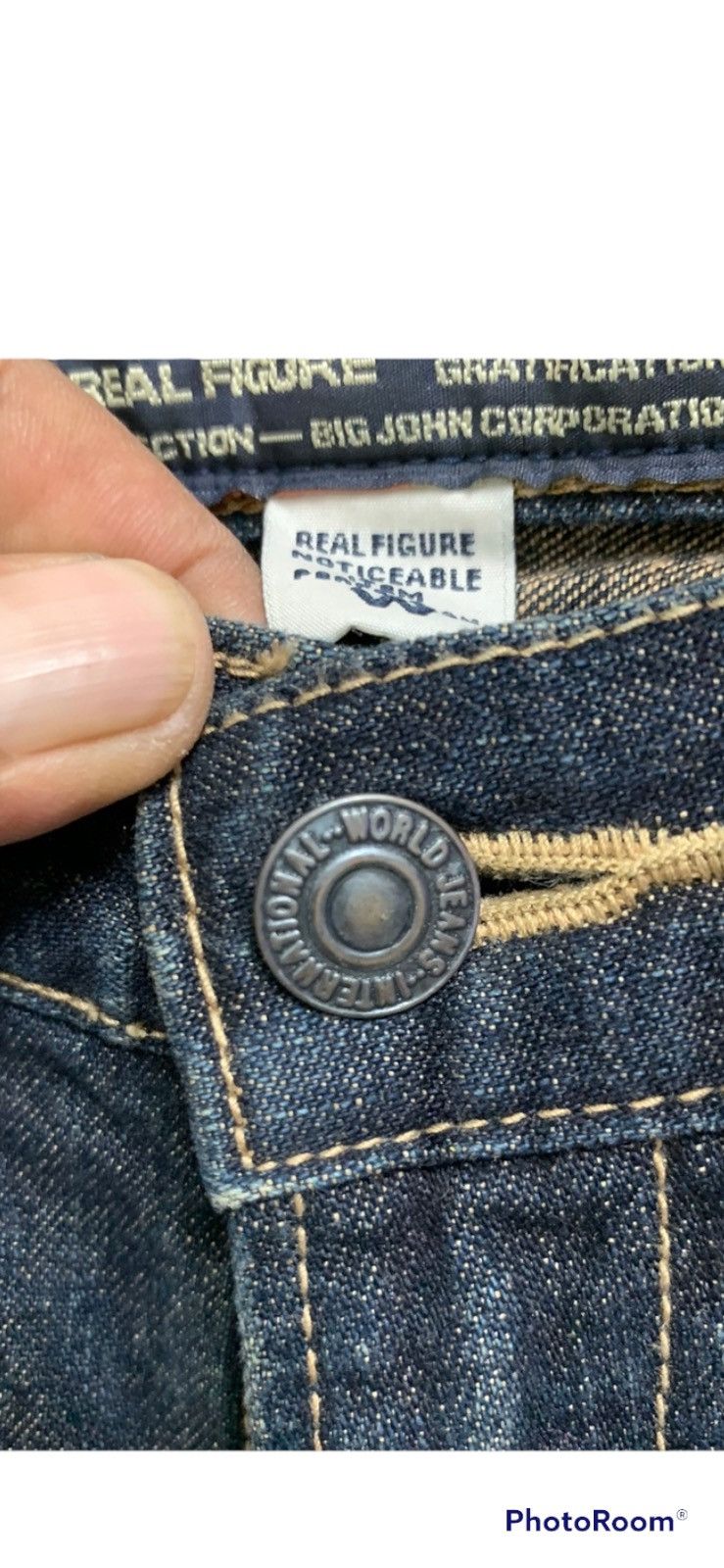 Big John × Japanese Brand × Vintage Big John World Workers Cargo Trousers Jeans Size US 32 / EU 48 - 4 Thumbnail