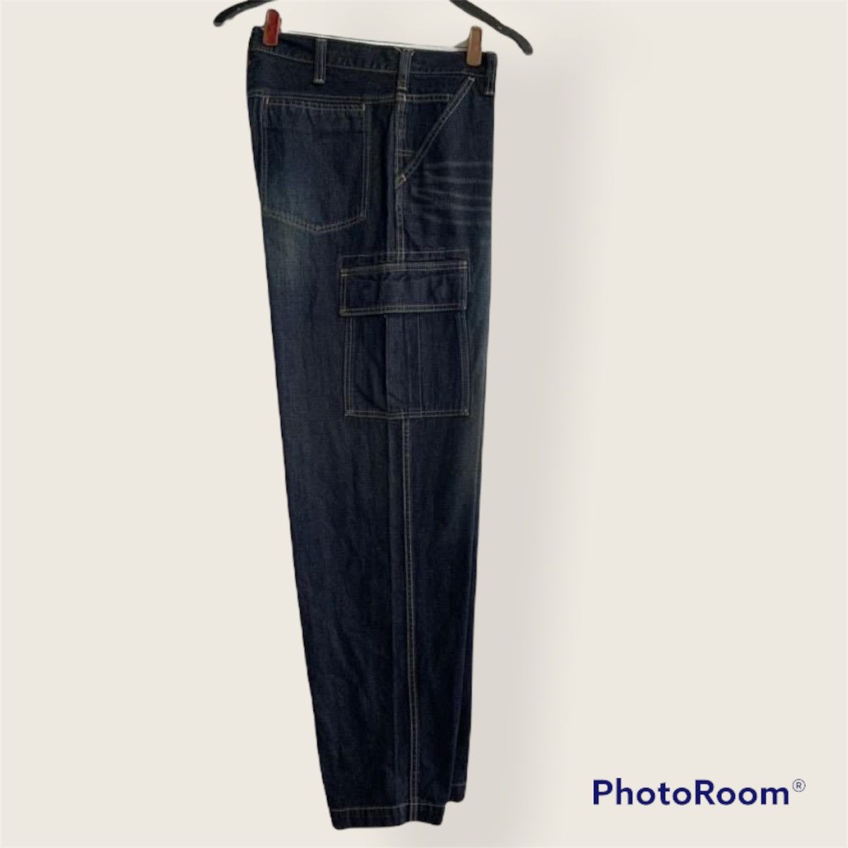 Big John × Japanese Brand × Vintage Big John World Workers Cargo Trousers Jeans Size US 32 / EU 48 - 7 Thumbnail