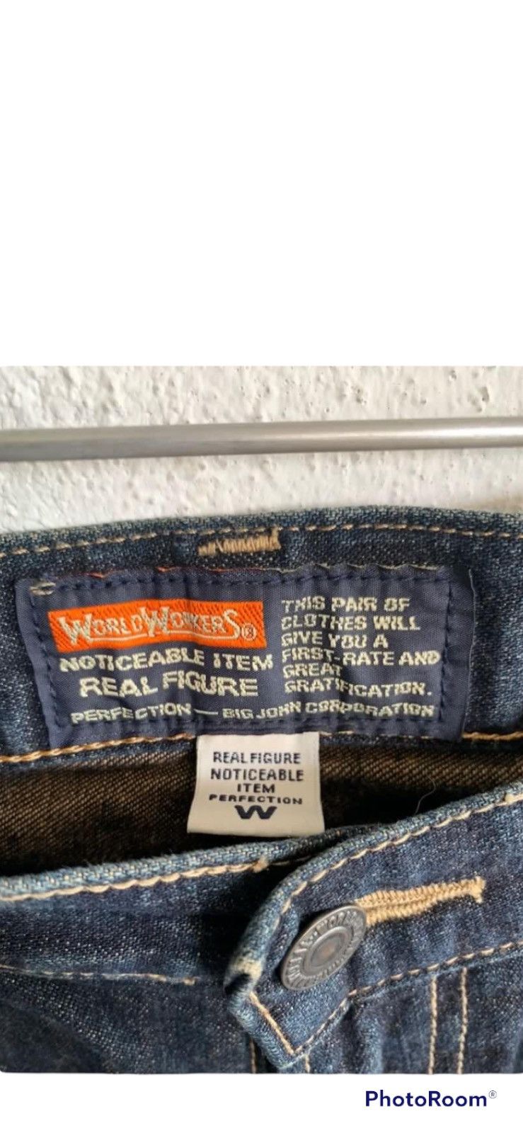 Big John × Japanese Brand × Vintage Big John World Workers Cargo Trousers Jeans Size US 32 / EU 48 - 2 Thumbnail