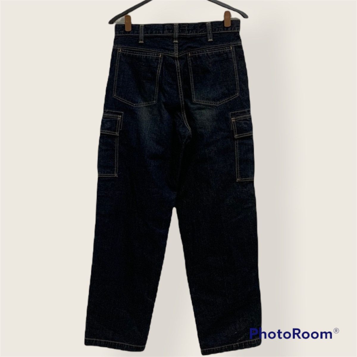 Big John × Japanese Brand × Vintage Big John World Workers Cargo Trousers Jeans Size US 32 / EU 48 - 13 Thumbnail
