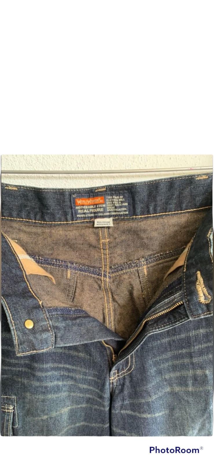 Big John × Japanese Brand × Vintage Big John World Workers Cargo Trousers Jeans Size US 32 / EU 48 - 5 Thumbnail