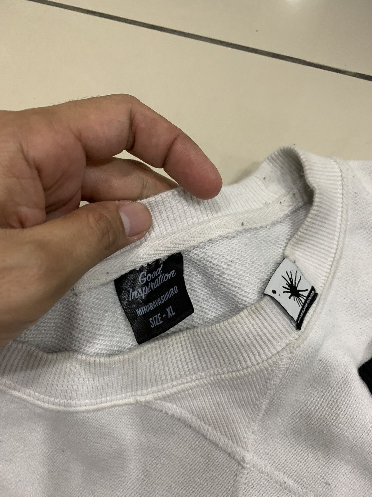 Japanese Brand × Maison MIHARA YASUHIRO MIHARAYASUHIRO GOOD INSPIRATION RECONSTRUCTED SWEATSHIRT Size US XL / EU 56 / 4 - 7 Thumbnail