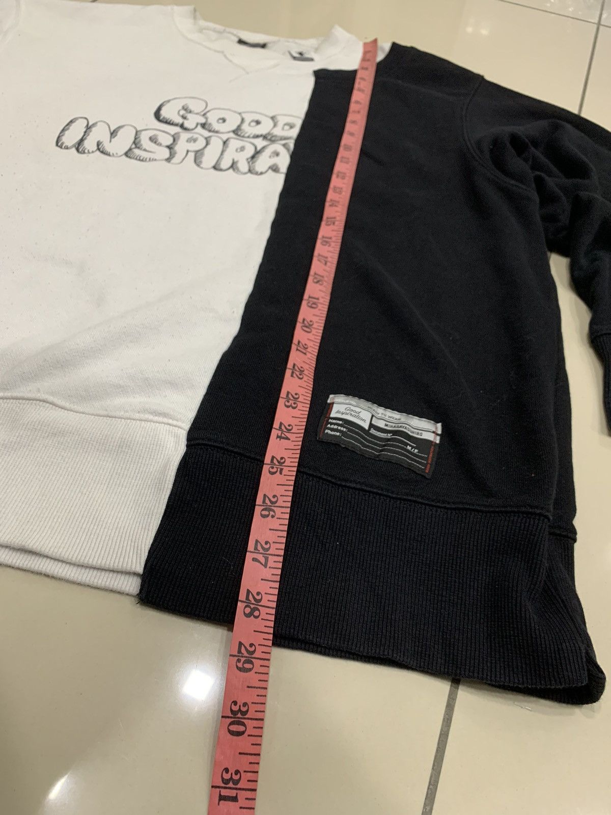 Japanese Brand × Maison MIHARA YASUHIRO MIHARAYASUHIRO GOOD INSPIRATION RECONSTRUCTED SWEATSHIRT Size US XL / EU 56 / 4 - 3 Thumbnail