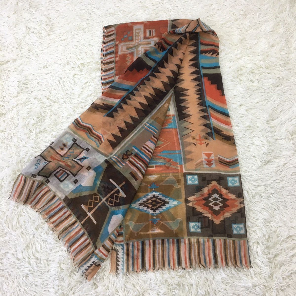 Native × Vintage Vintage Navajo Scarf Size ONE SIZE - 3 Thumbnail
