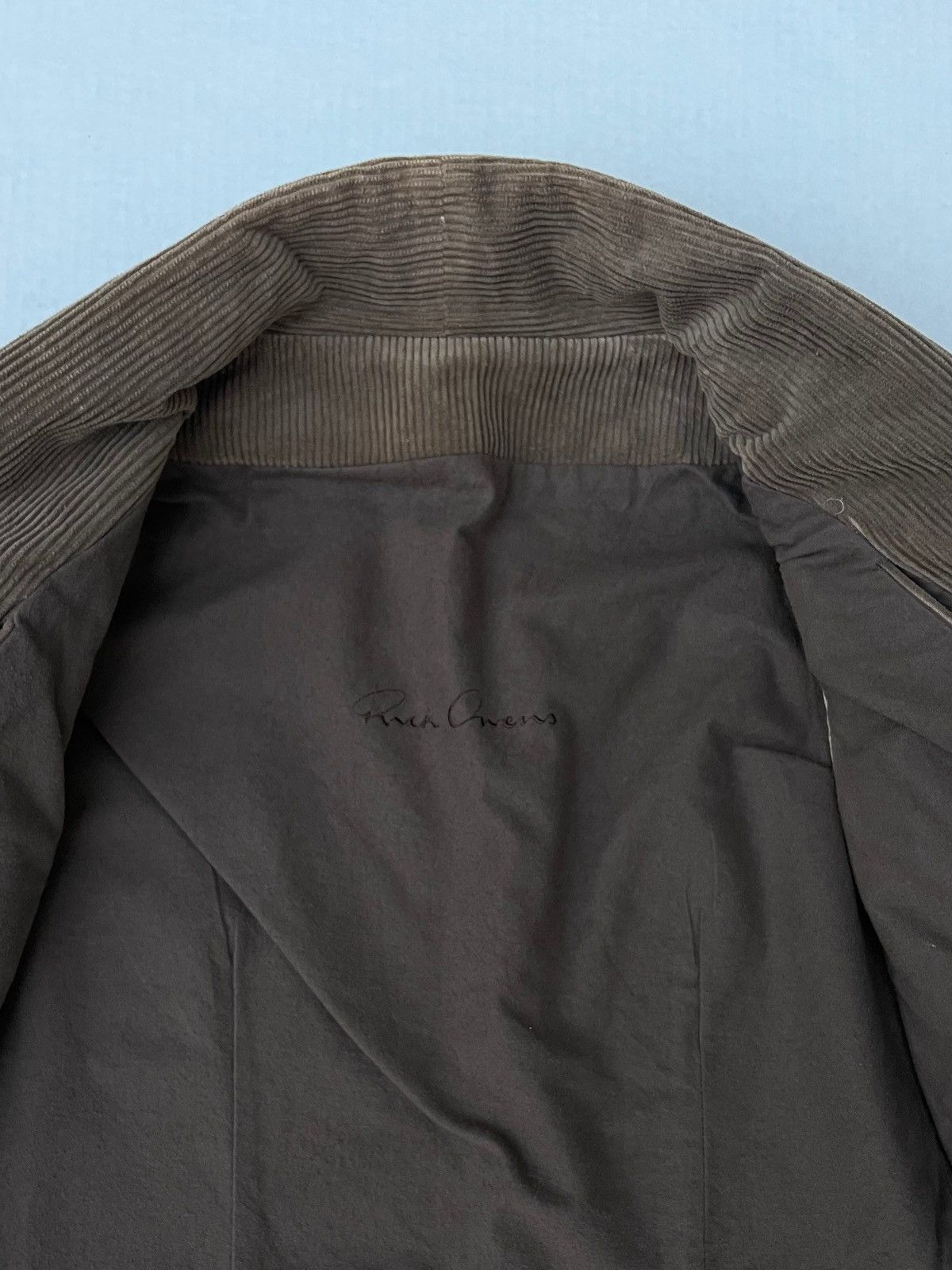 Rick Owens Rick Owens Corduroy Blazer Size US XXS / EU 40 - 3 Thumbnail