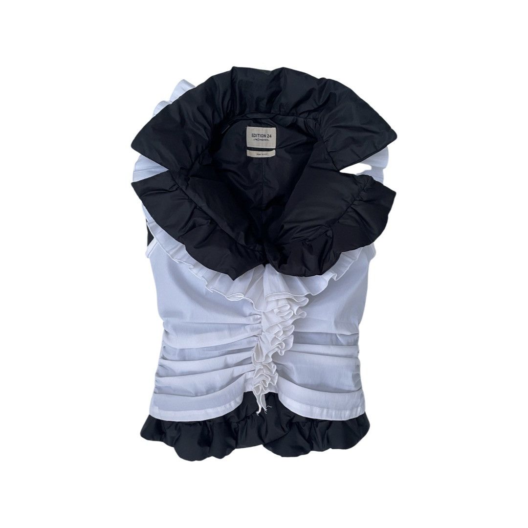 Yves Saint Laurent YSL E24 Asymmetrical Puffer Vest Size US M / EU 48-50 / 2 - 1 Thumbnail