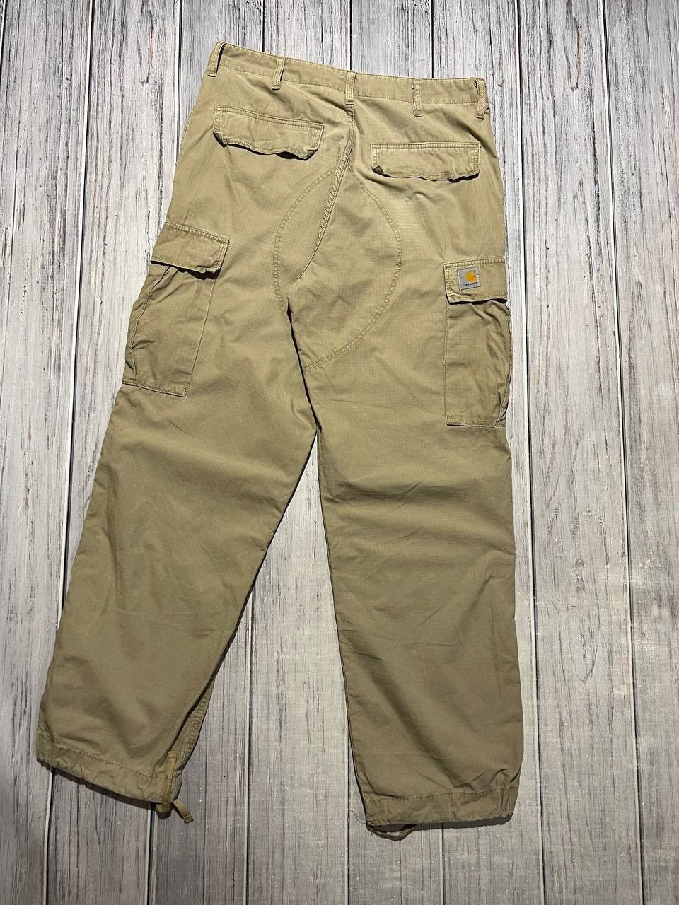 image of Vintage Carhartt Cargo Pants Work 1990S Military Gorpcore in Beige, Men's (Size 33)