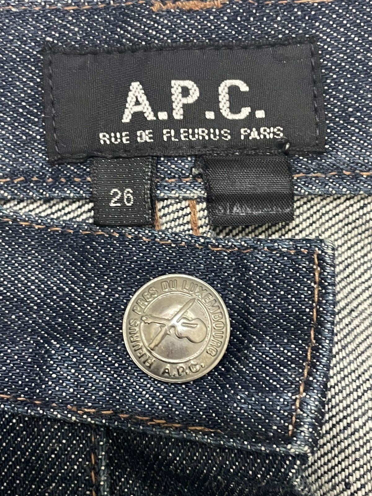 Denime Vintage A.P.C Selvedge Jeans Size US 28 / EU 44 - 8 Thumbnail