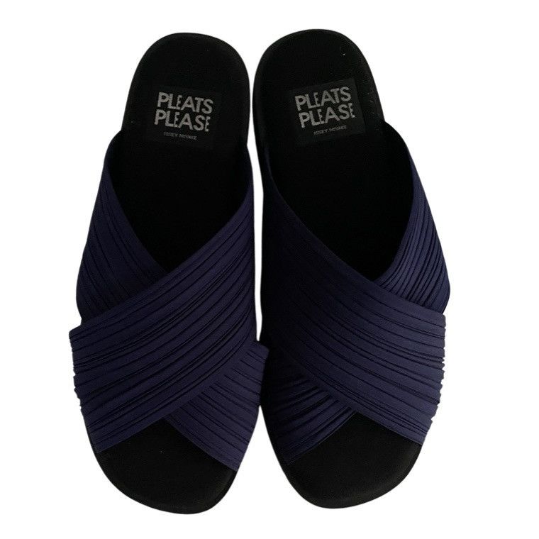 Issey Miyake Pleats Please Pleated Open Toe Sandals Size US 7 / EU 40 - 1 Thumbnail