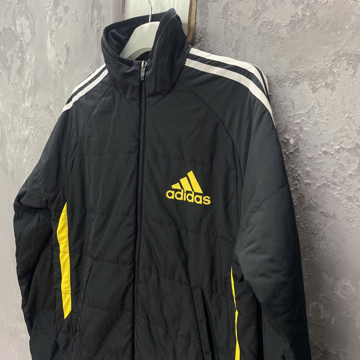 Adidas Adidas Yellow White Track Jacket Size US S / EU 44-46 / 1 - 4 Thumbnail