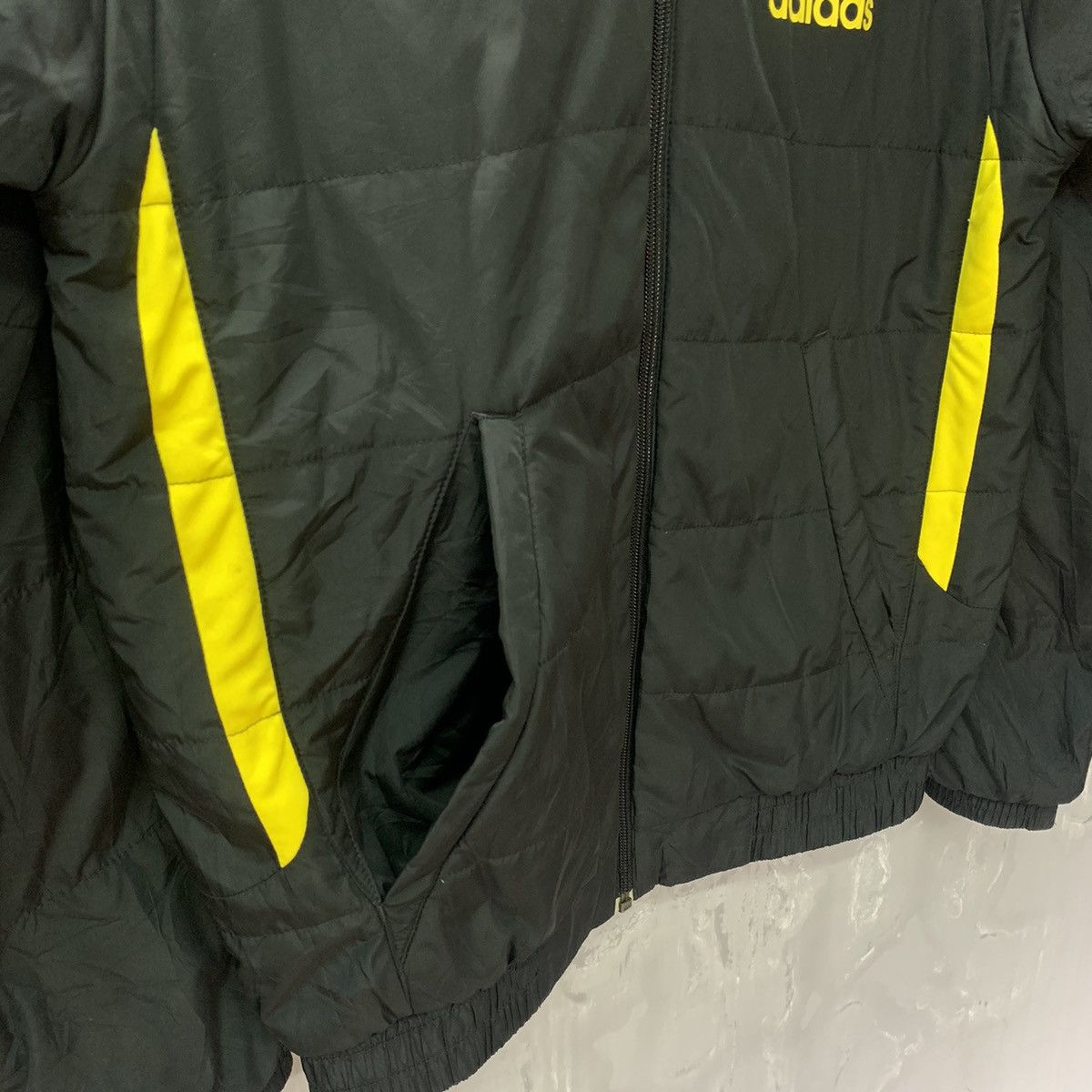 Adidas Adidas Yellow White Track Jacket Size US S / EU 44-46 / 1 - 6 Thumbnail