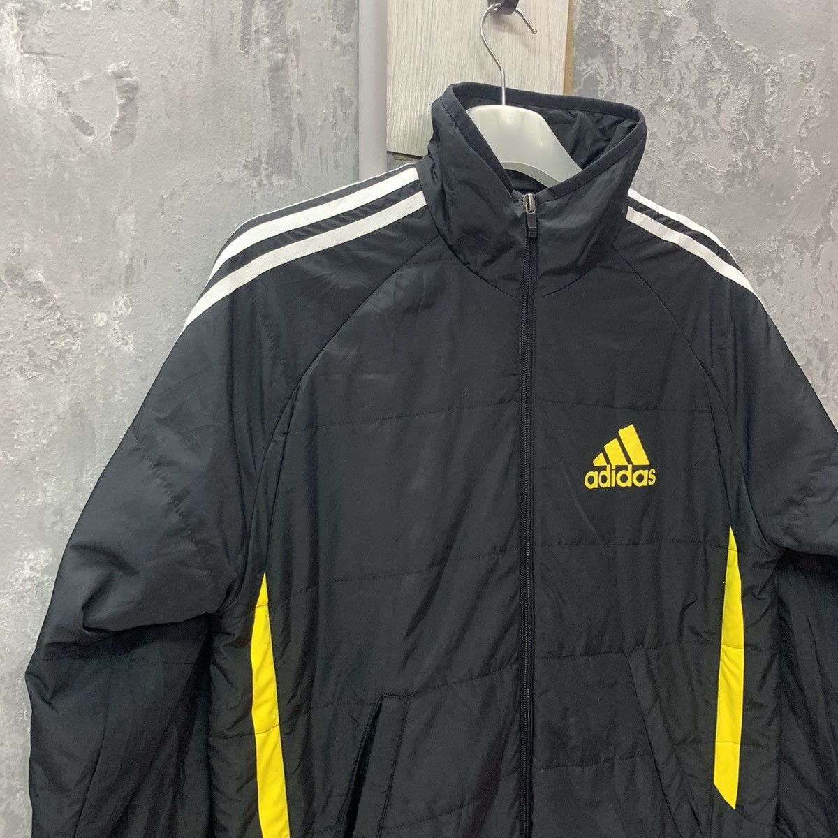 Adidas Adidas Yellow White Track Jacket Size US S / EU 44-46 / 1 - 3 Thumbnail