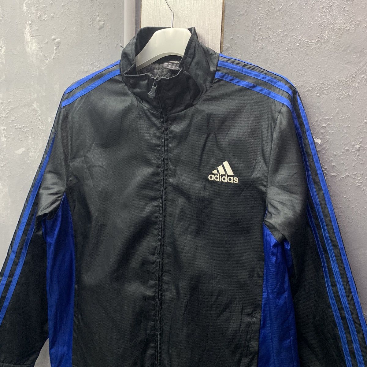 Adidas × Vintage Adidas Blanket Long Jacket Big Logo Size US L / EU 52-54 / 3 - 3 Thumbnail