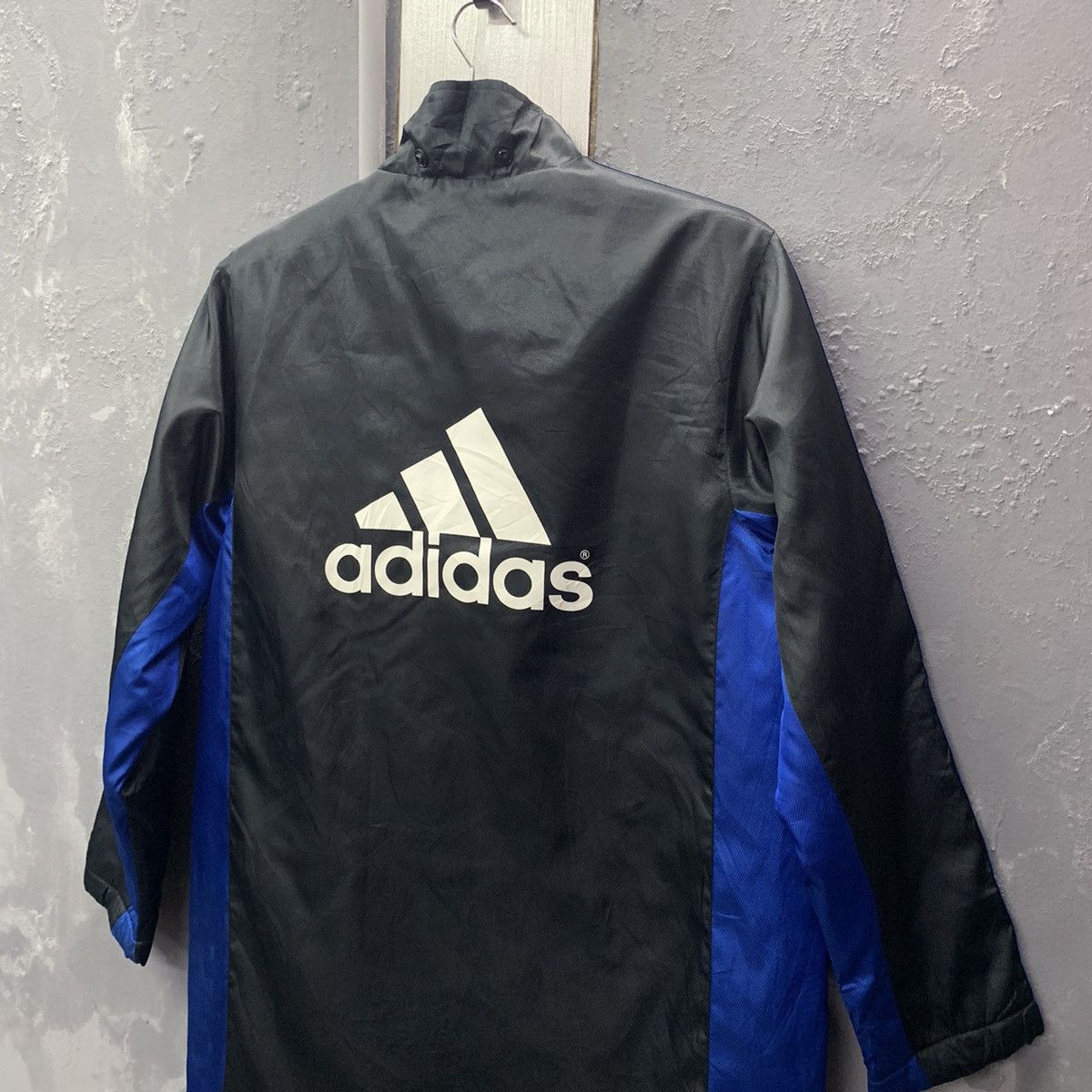 Adidas × Vintage Adidas Blanket Long Jacket Big Logo Size US L / EU 52-54 / 3 - 10 Thumbnail