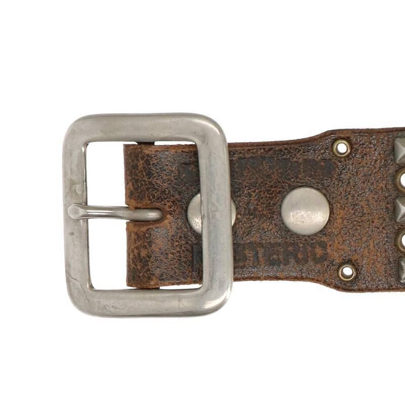 Hysteric Glamour Studded Leather Belt Size 32 - 3 Thumbnail