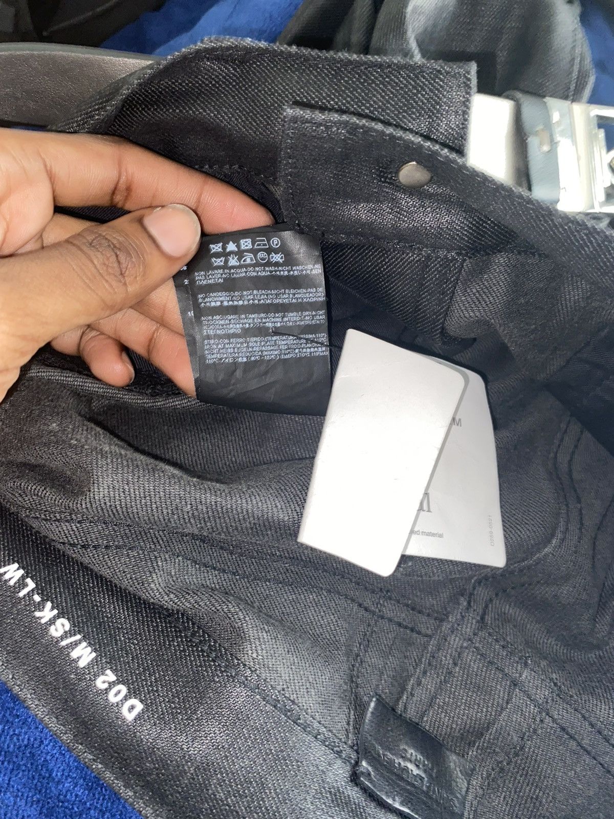 Saint Laurent Paris Hedi Slimane Saint Laurent 2015 Black Wax D02 Denim Size US 31 - 5 Thumbnail