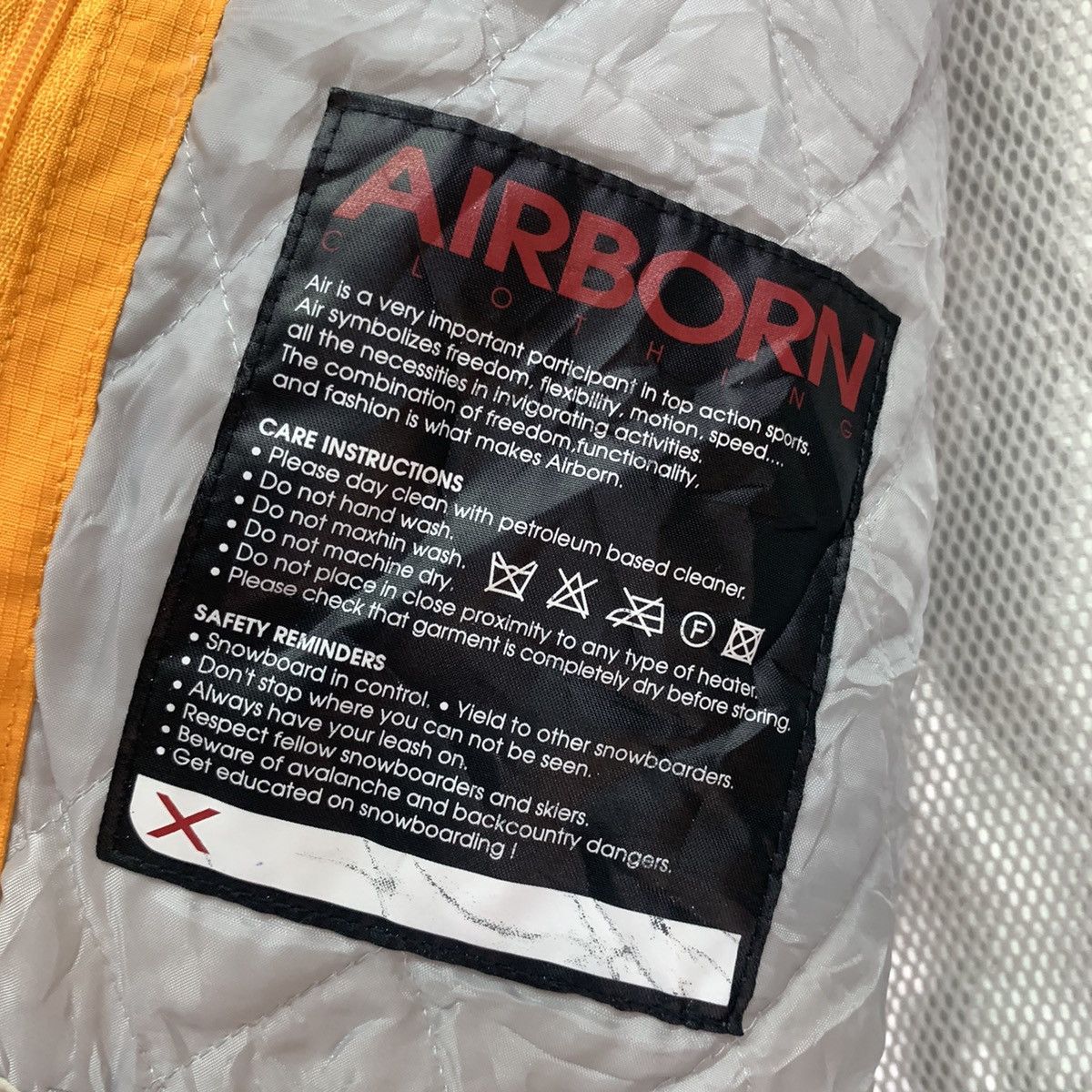 Japanese Brand Japanese Brand Airborn Hooded Snow Jacket Size US XXL / EU 58 / 5 - 9 Thumbnail