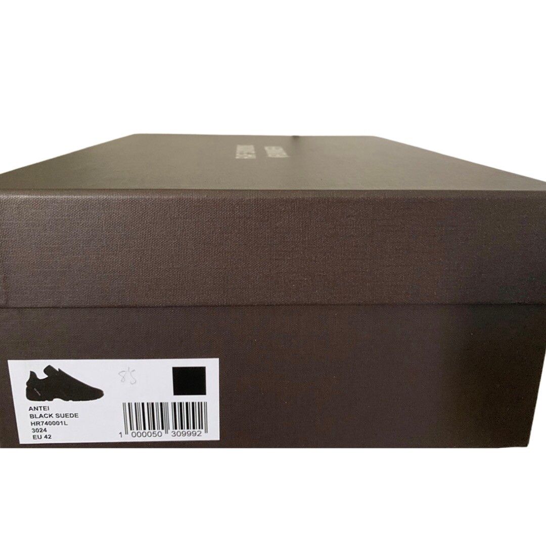 Raf Simons Antei Black Suede Sneakers Size US 8.5 / EU 41-42 - 3 Preview