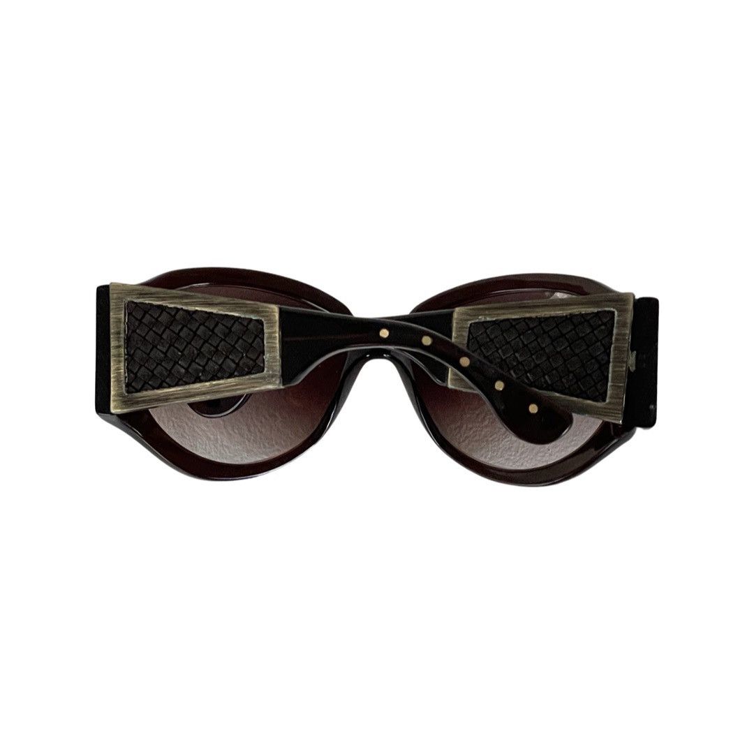 Bottega Veneta Round Mirror Lens Sunglasses Size ONE SIZE - 2 Thumbnail