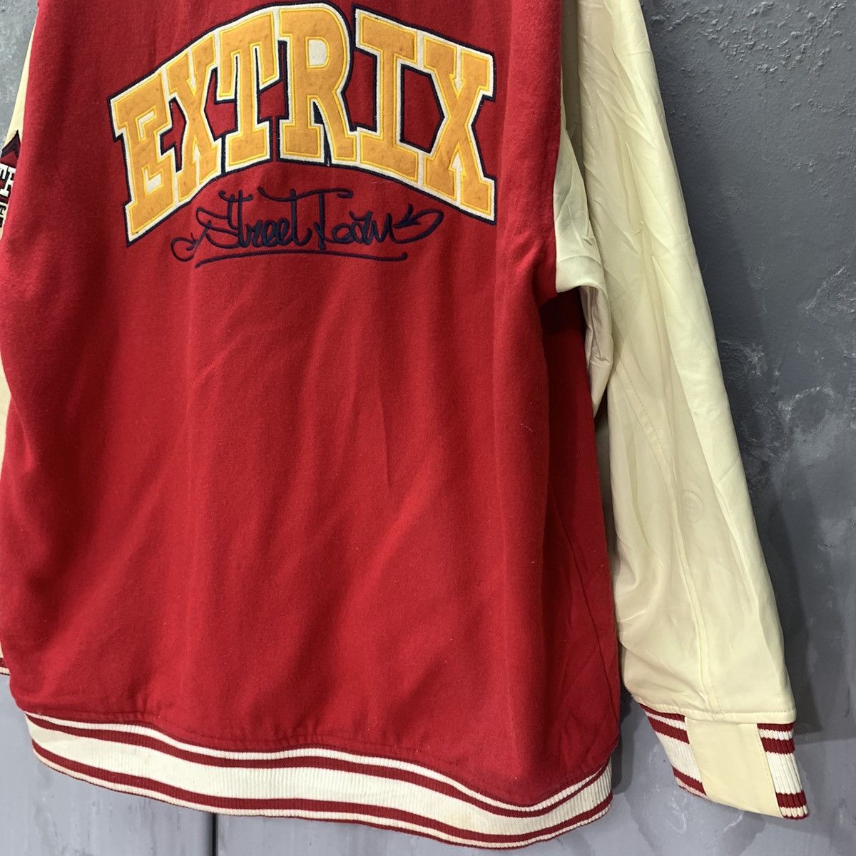Japanese Brand Vintage Extricks Freestyler & Street Team Varsity Jacket Size US XXL / EU 58 / 5 - 19 Thumbnail