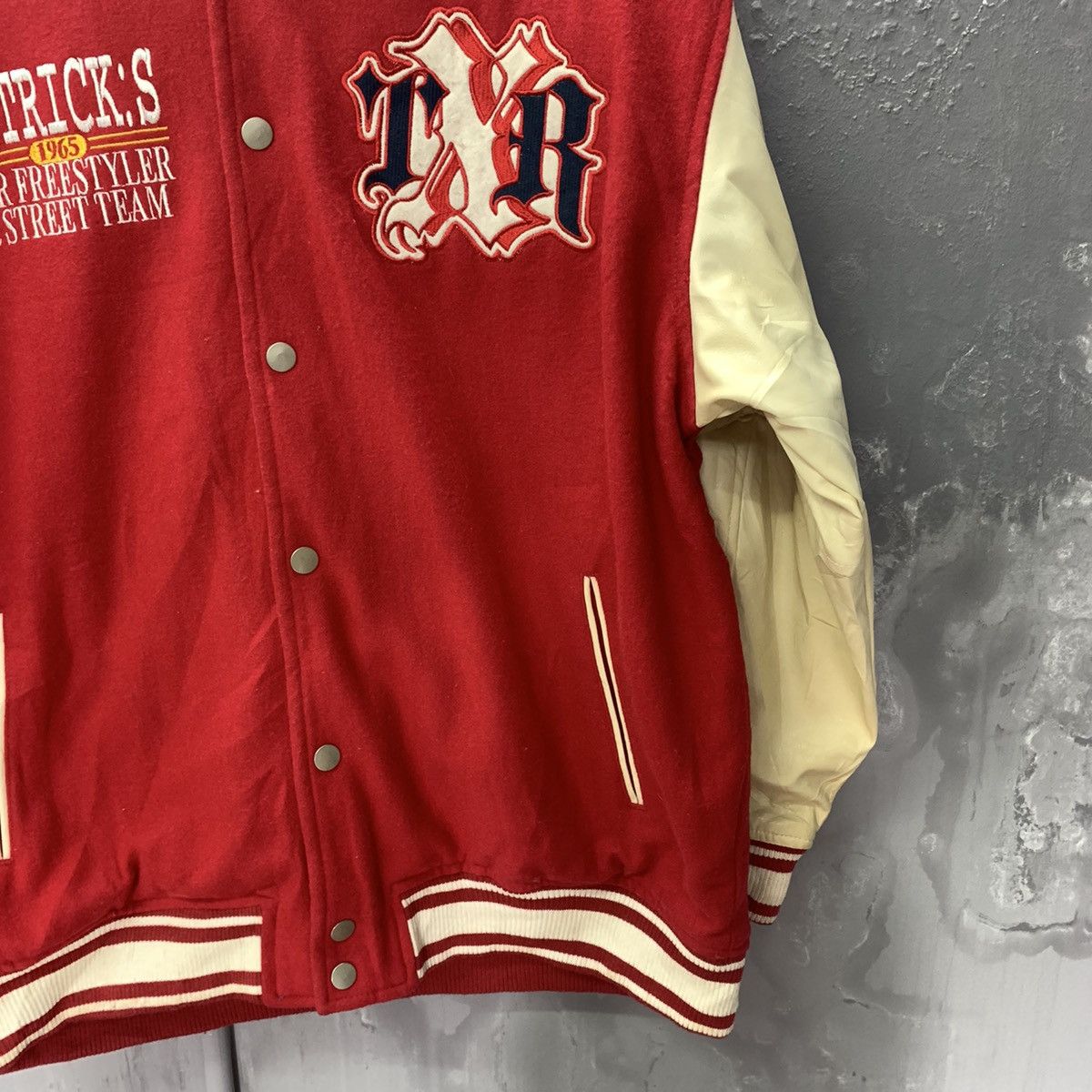 Japanese Brand Vintage Extricks Freestyler & Street Team Varsity Jacket Size US XXL / EU 58 / 5 - 4 Thumbnail