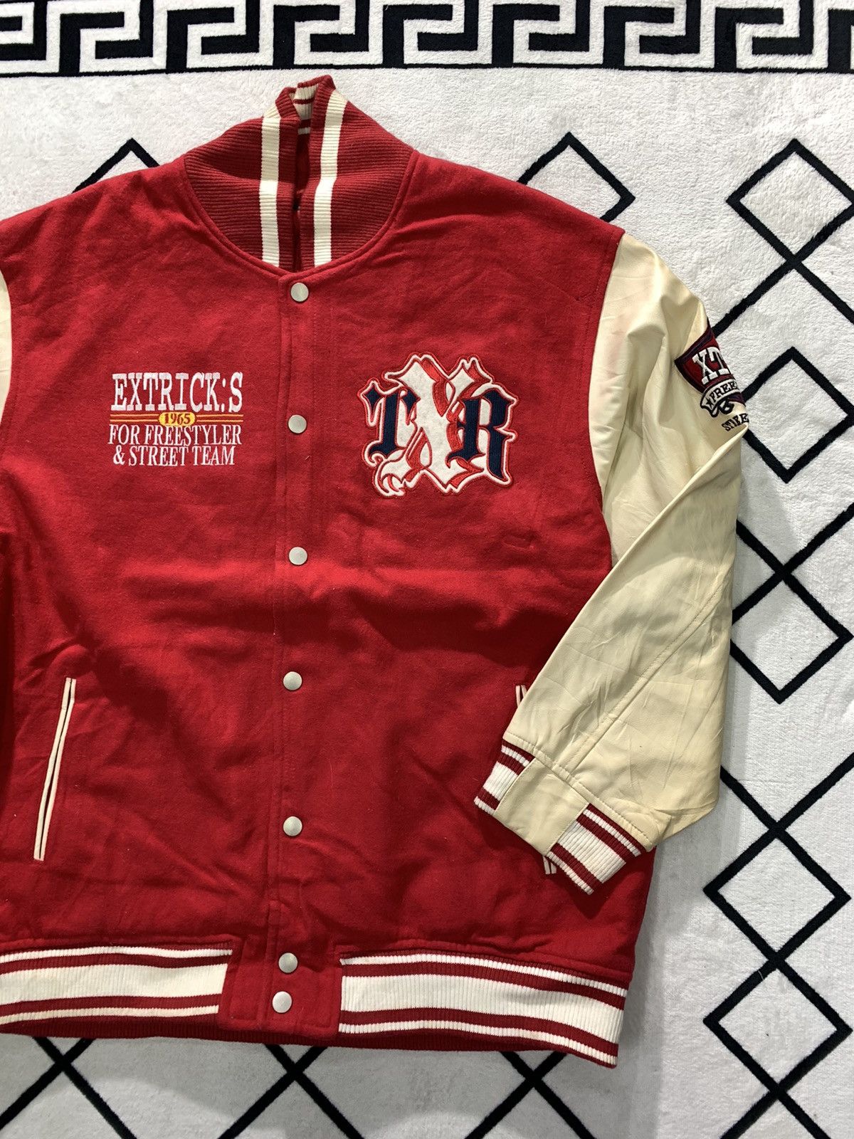 Japanese Brand Vintage Extricks Freestyler & Street Team Varsity Jacket Size US XXL / EU 58 / 5 - 23 Thumbnail