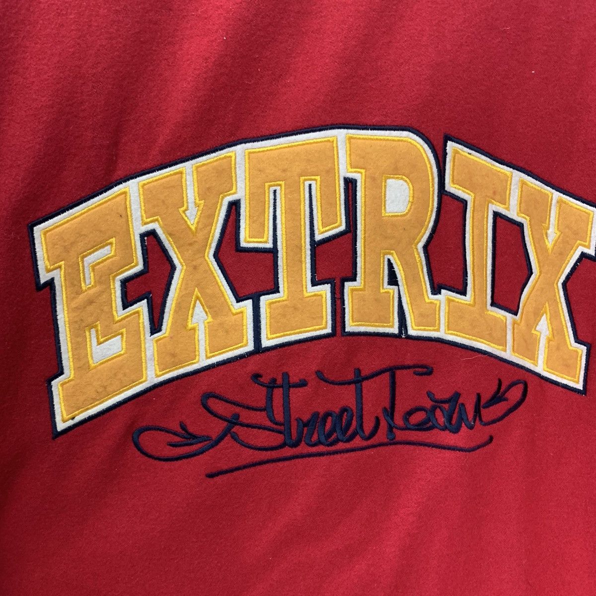 Japanese Brand Vintage Extricks Freestyler & Street Team Varsity Jacket Size US XXL / EU 58 / 5 - 22 Thumbnail