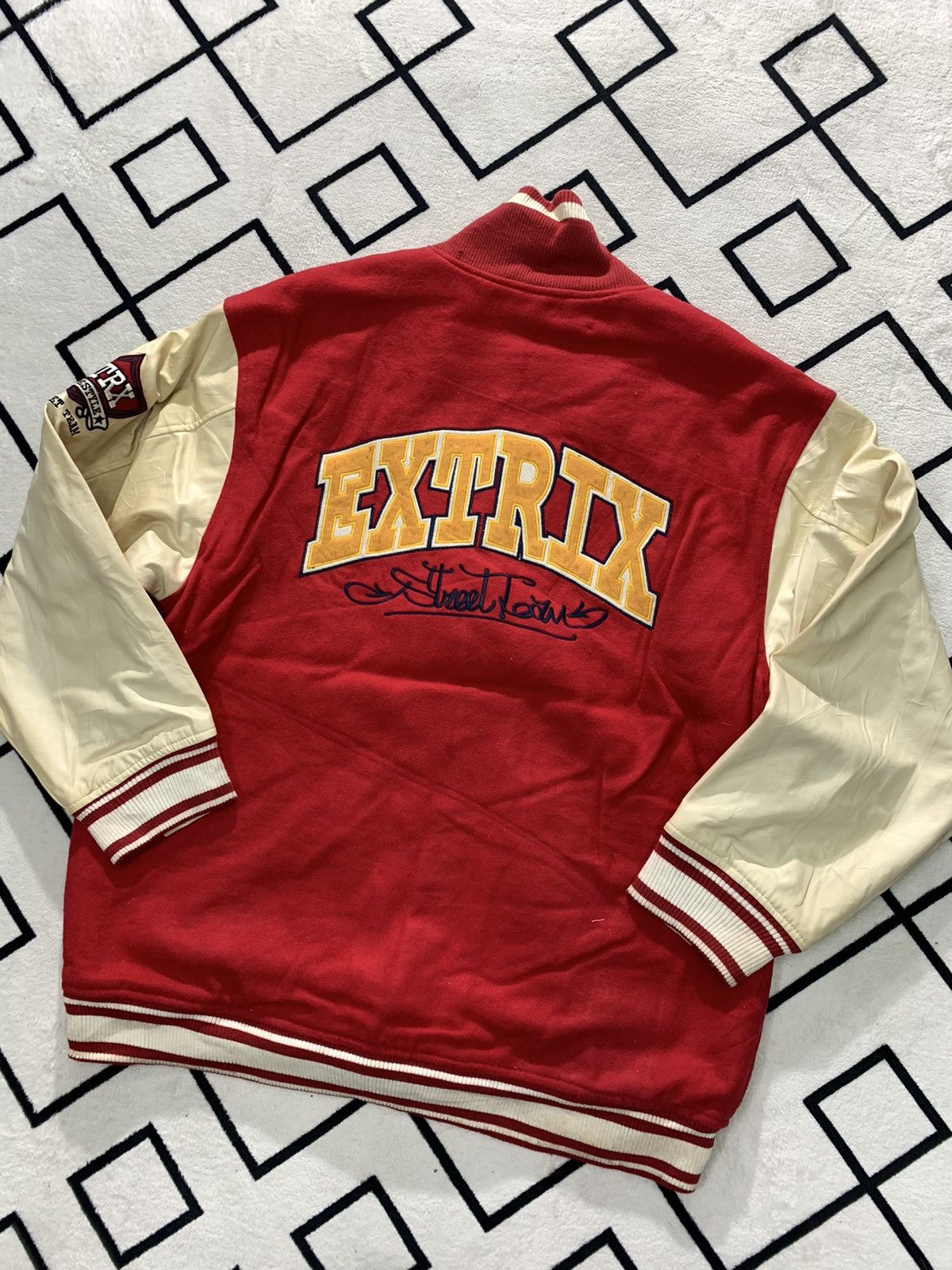Japanese Brand Vintage Extricks Freestyler & Street Team Varsity Jacket Size US XXL / EU 58 / 5 - 24 Thumbnail