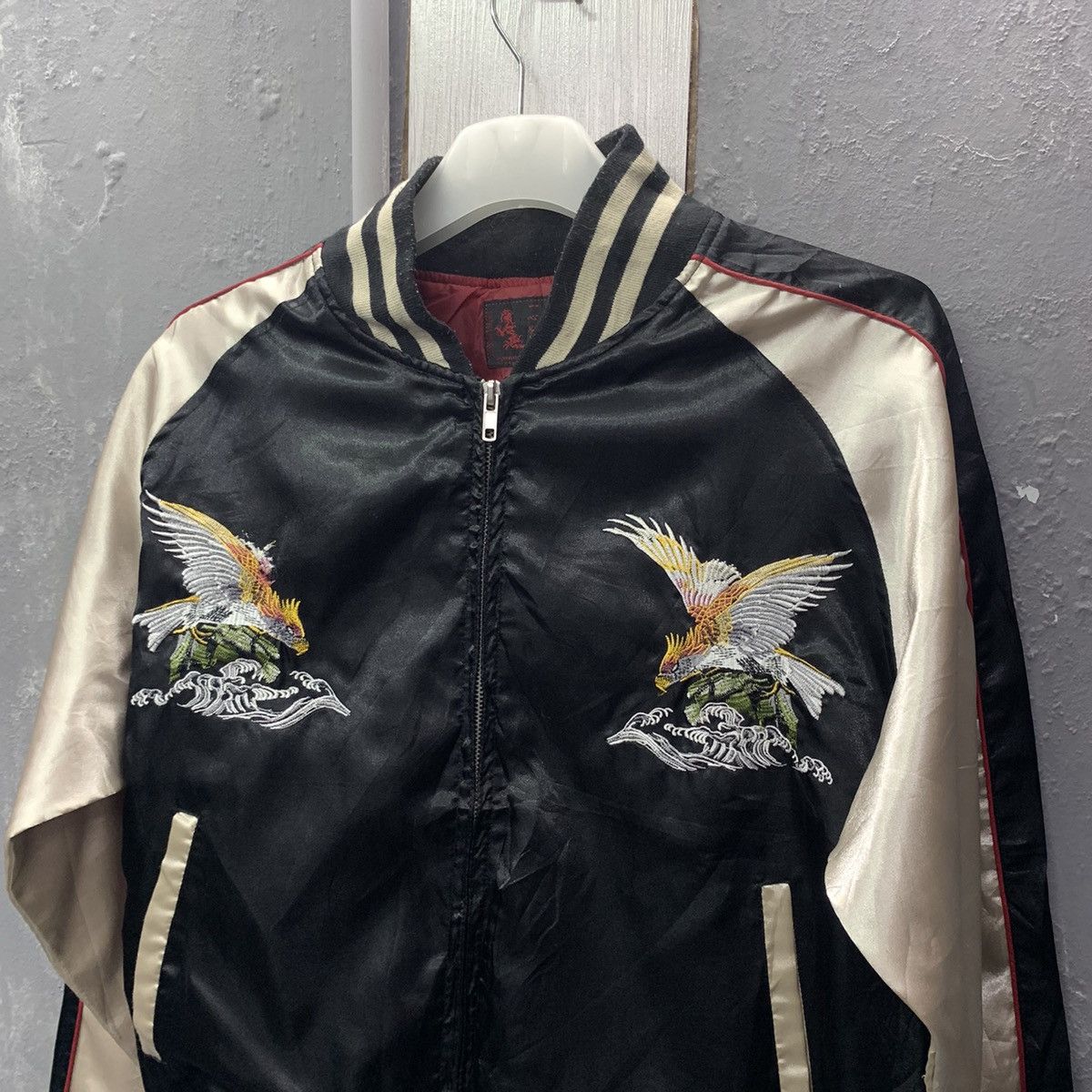 Japanese Brand Vintage 90s Eagles Sukajan Souvenir Jacket Size US L / EU 52-54 / 3 - 4 Thumbnail