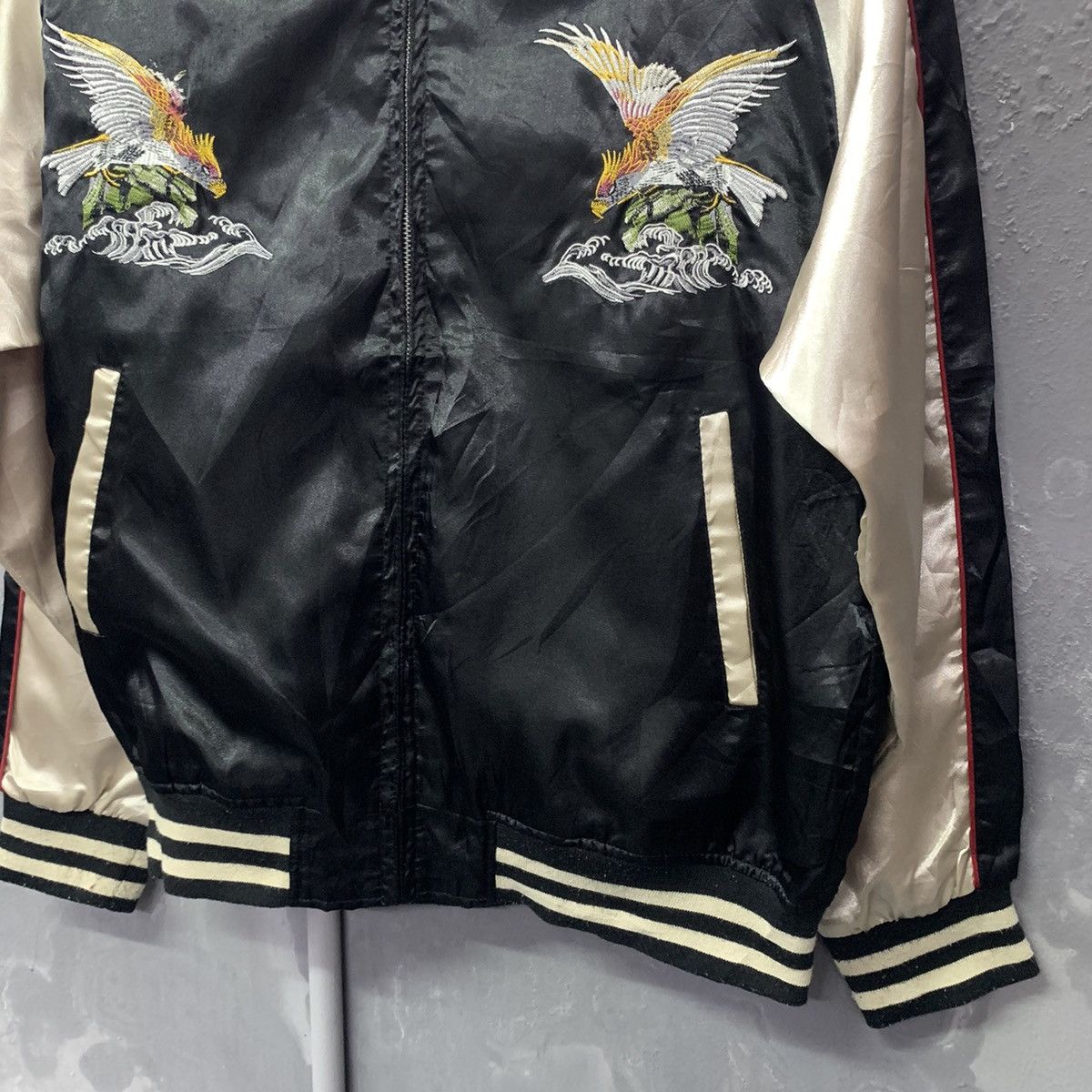 Japanese Brand Vintage 90s Eagles Sukajan Souvenir Jacket Size US L / EU 52-54 / 3 - 5 Thumbnail