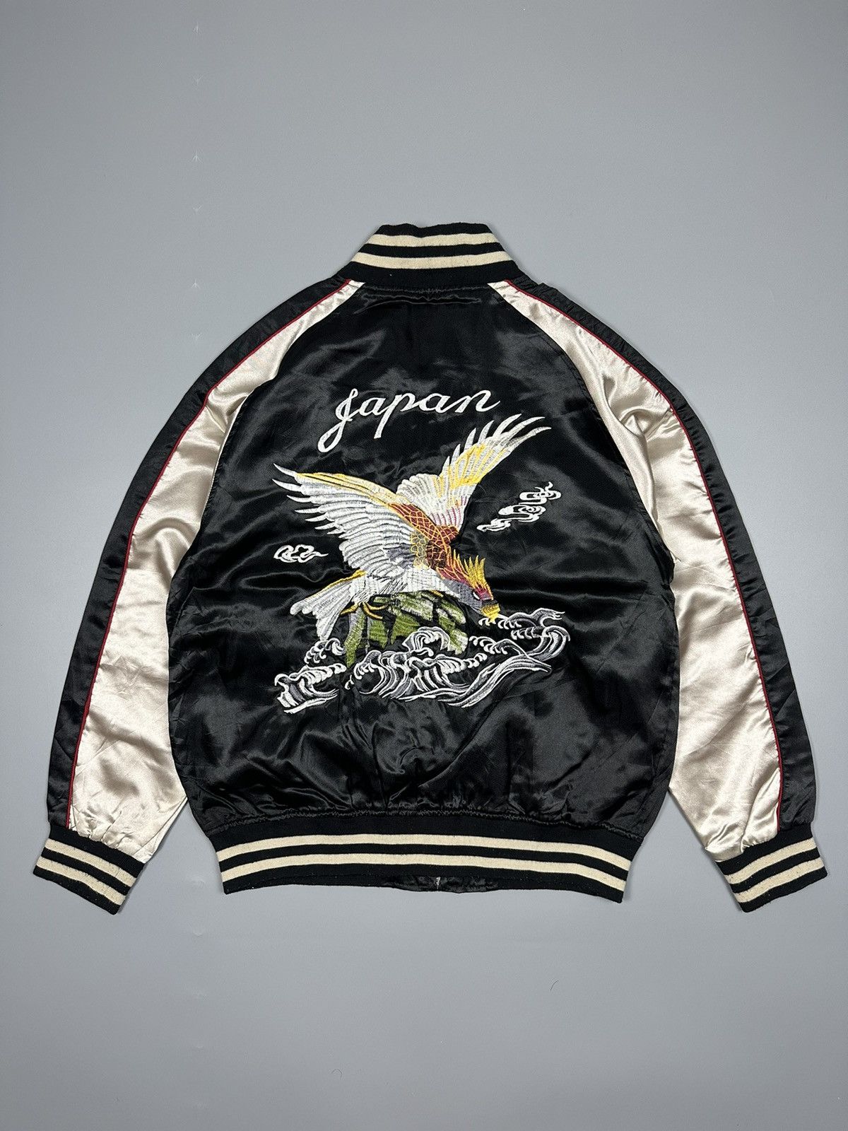 Japanese Brand Vintage 90s Eagles Sukajan Souvenir Jacket Size US L / EU 52-54 / 3 - 1 Thumbnail
