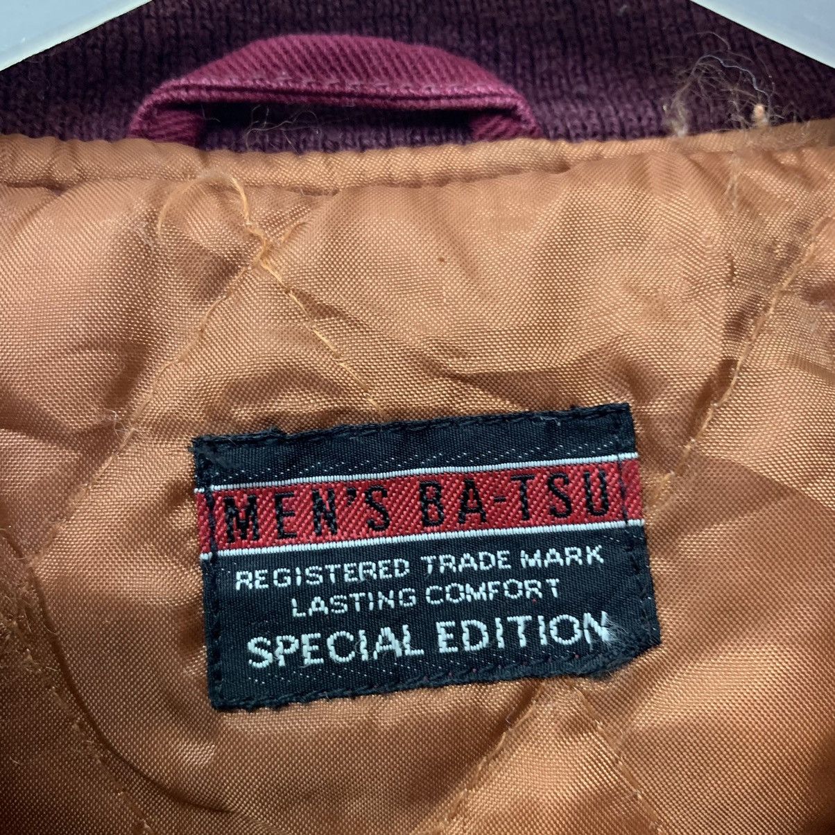 Japanese Brand × Vintage Vintage Mens Ba -Tsu Special Edition Varsity Jacket Size US L / EU 52-54 / 3 - 6 Thumbnail