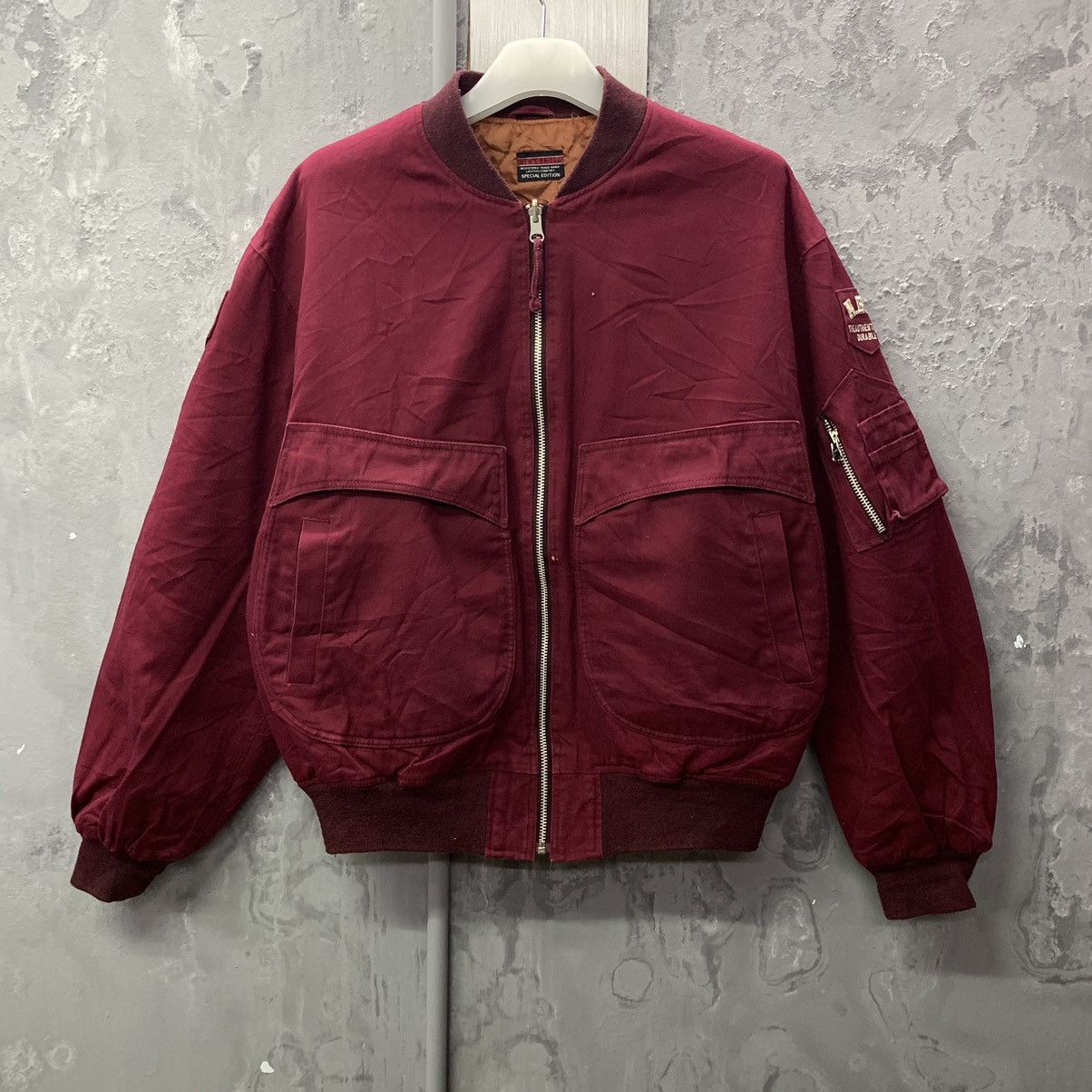 Japanese Brand × Vintage Vintage Mens Ba -Tsu Special Edition Varsity Jacket Size US L / EU 52-54 / 3 - 2 Thumbnail